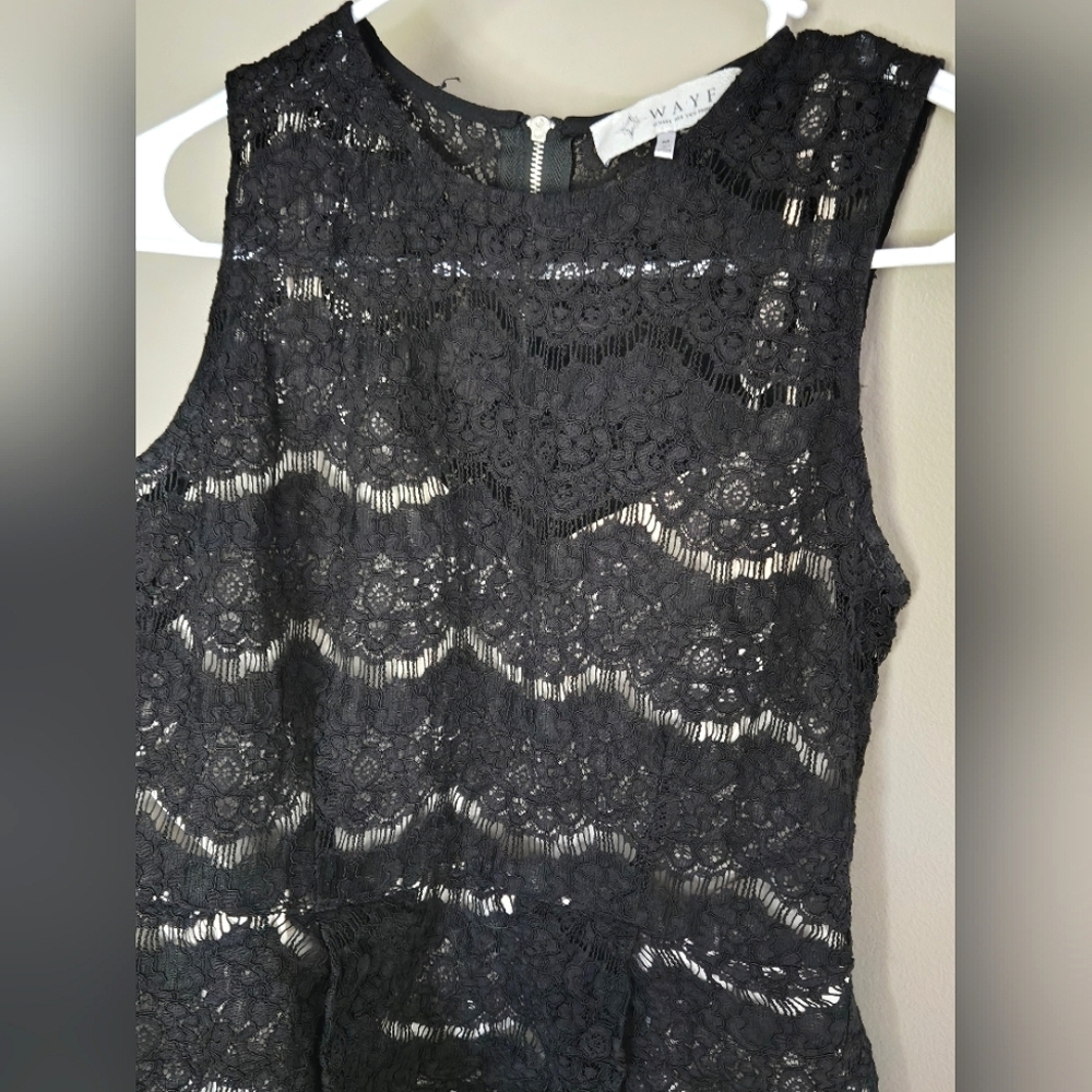 Revolve Where Are You From Wayf Lace Overlay Roma… - image 3